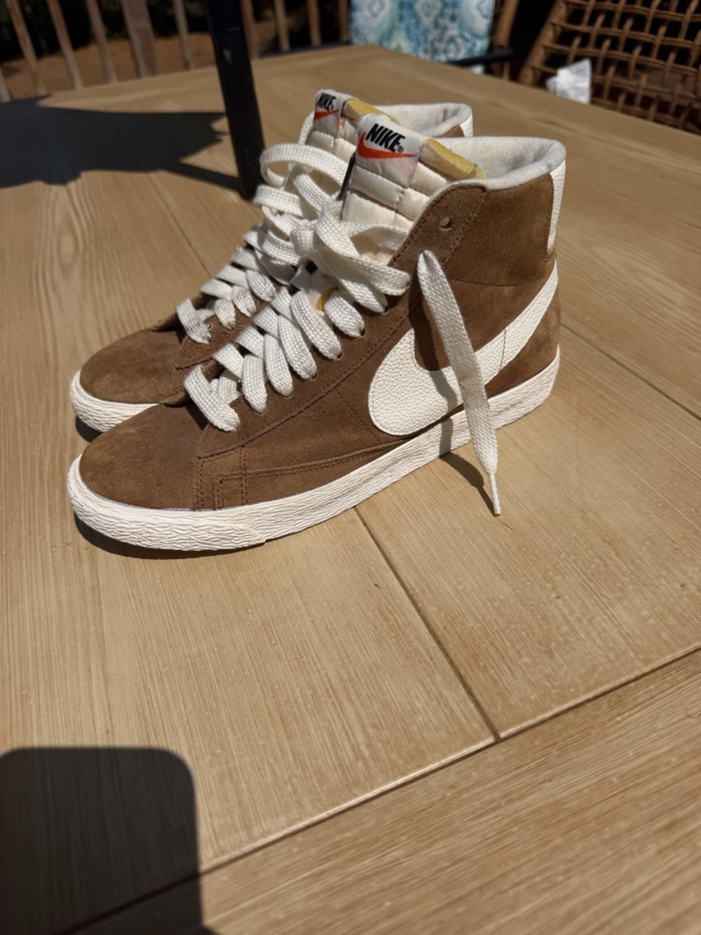 Nike Blazer Mid Suede Sneaker - Brown/White